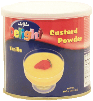 Delight vanilla custard powder 10.5 ounce