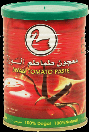 Alwazah Swan Brand tomato paste, 100% natural 400 gram