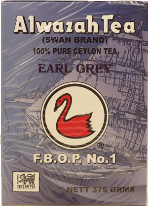 Alwazah Swan Brand earl grey ceylon tea, 100% pure, F.B.O.P. No. 1 375 gram