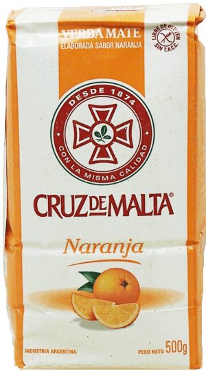 Cruz De Malta Naranja yerba mate tea, loose 500 gram