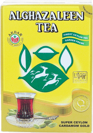 Alghazaleen Cardamon Gold loose tea, super ceylon 16 ounce