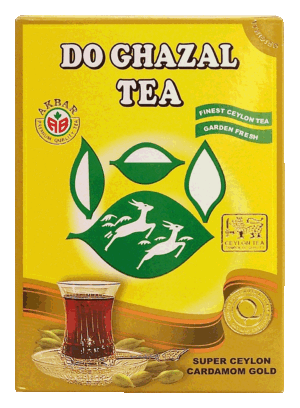 Do Ghazal loose tea, super ceylon cardamon gold 454 gram