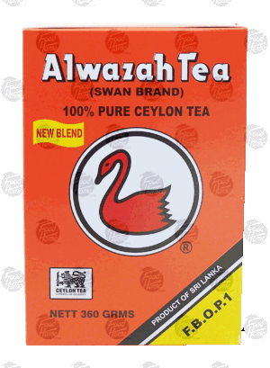 Alwazah Swan Brand ceylon black tea, 100% pure, loose 400 gram