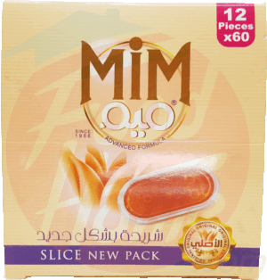 MiM hair remover, 100% natural, Slice new pack, 60-gram indvidual resale boxes 12 pack