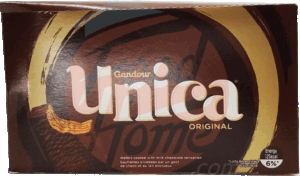 Unica Gandour wafers coated with milk chocolate candy bar, 24-grams 24 pack