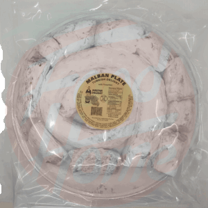 Master Delight malban plate turkish delight with pistachios long round tray 5 pound