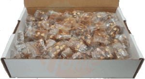 Master Delight malban bulk with almonds turkish delight soft candy, individually wrapped 10 pound