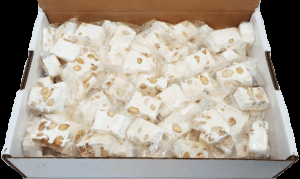 Master Delight nougat candy with almonds, turkish delight, individually wrapped 8 pound