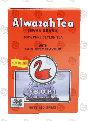 Alwazah Swan Brand loose ceylon tea with earl grey flavour 360 gram
