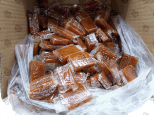 Mohamel El Halabi dried apricot paste sqaures, individually wrapped 17.5 pound
