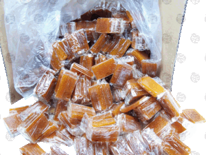 Alandaleep apricot paste candy, rectangular flat pieces, indvidually wrapped 18 pound