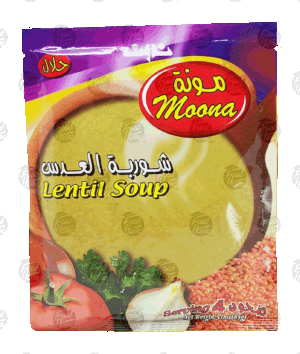 Noon Moona lentil soup dry mix 3 ounce