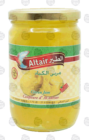 Altair citron jam 800 gram