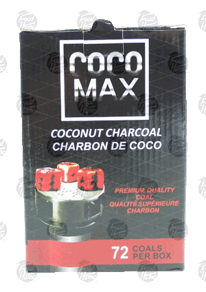 Coco Max coconut charcoal, 72-coals 1 kilogram