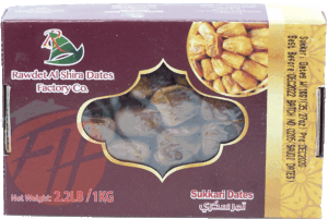 Rawdet Al Shira Dates Factory Co. sukkari dates with pit 1 kilogram