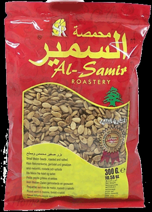 Al-Samir Roastery melon seeds, roasted and salted 300 gram