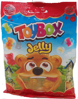 Toy box jelly candy, halal 80 gram