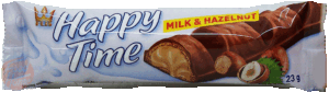 FLIS Happy Time milk & hazelnut filled wafer bar 23 gram