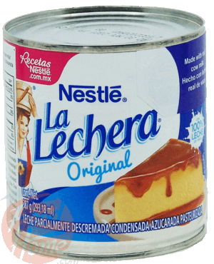Nestle La Lechera original leche parcialmente descremada condensada azucarda pasteurizada 387 gram