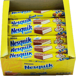 Nestle Nesquik gofrert + sut, 26.7-gram bars in wrappers 30 pack