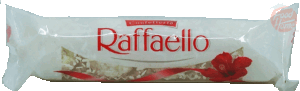 Confetteria Raffaello coconut wafer balls, 4-count 40 gram