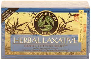 Triple Leaf Tea herbal laxative, chinese medicinal tea, 20-bags 1.27 ounce