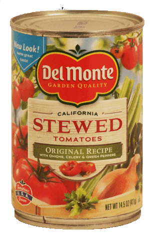 Del Monte Tomatoes Stewed Original w/Onions Celery & Green Peppers 14.5 ounce