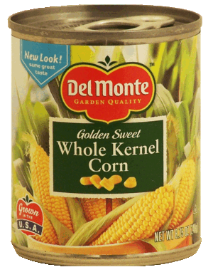 Del Monte golden sweet whole kernel corn 8.75 ounce