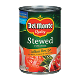 Del Monte Tomatoes Stewed Italian Recipe w/Basil Garlic & Oregano 14.5 ounce