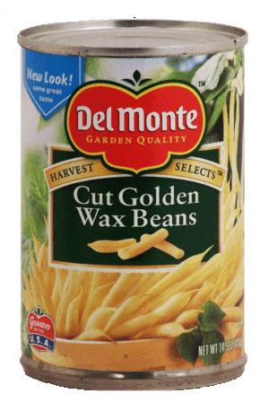 Del Monte Wax Beans Cut Golden 14.5 ounce