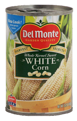 Del Monte Corn White Sweet Whole Kernel 15.25 ounce