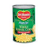 Del Monte Corn Whole Kernel Golden Sweet No Salt Added 15.25 ounce