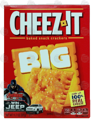 Sunshine Cheez-It big baked snack crackers 11.7 ounce