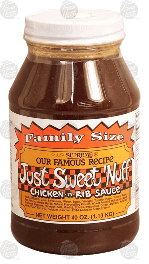 Chicken N Rib just sweet 'nuff sauce 40 ounce