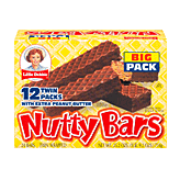 Little Debbie Nutty Bars Wafers w/Extra Peanut Butter 24 Ct 25.2 ounce