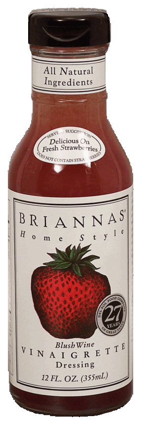 Briannas Home Style blush wine vinaigrette dressing 12 fluid ounce
