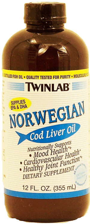 Twinlab norwegian cod liver oil dietary supplement 12 fluid ounce