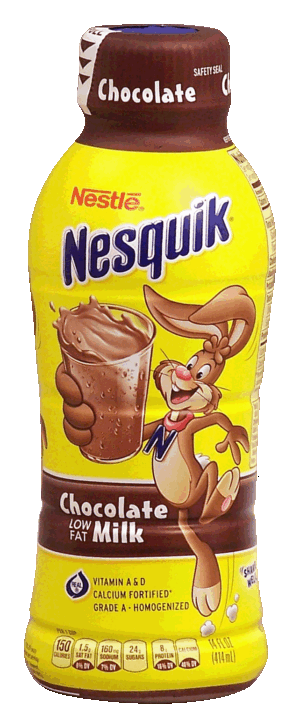 Nestle Nesquik low fat chocolate milk 14 fluid ounce