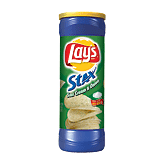 Lay's Stax sour cream & onion potato crisps 5.5 ounce