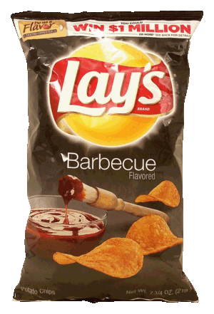 Lay's barbecue flavored potato chips 7.75 ounce