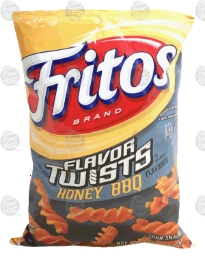 Fritos Flavor Twists honey bbq flavored corn snacks 9.25 ounce