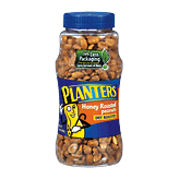 Planters dry roasted honey roasted peanuts 16 ounce
