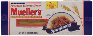 Mueller's regular spaghetti america's favorite pasta 32 ounce