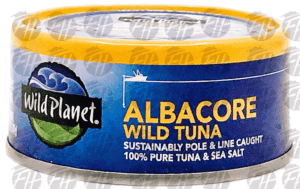 Wild Planet wild albacore tuna and sea salt, no liquid added 5 ounce