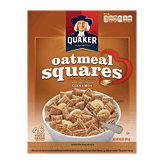 Quaker Oatmeal Squares cinnamon crunchy oatmeal cereal 14.5 ounce