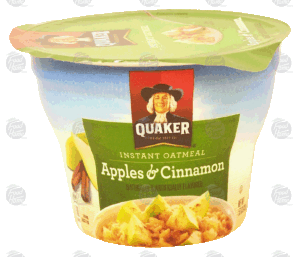 Quaker instant oatmeal, apples & cinnamon 1.51 ounce