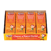 Keebler cheese & peanut butter sandwich crackers 8-count 11.04 ounce
