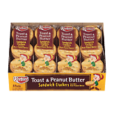 Keebler toast & peanut butter sandwich crackers 8-count 11.04 ounce
