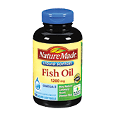 Nature Made Supplement Fish Oil Omega-3 1200 Mg Softgels 100 count