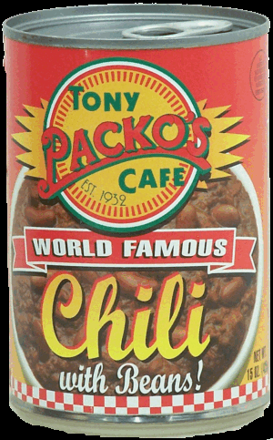 Tony Packo's World Famous chili with beans 15 ounce